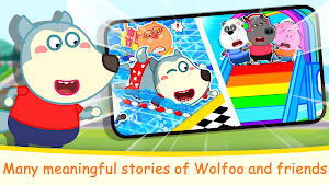 Wolfoo's World: Game & Cartoon Screenshot 1