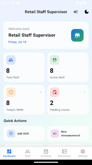 Retail Staff Supervisor Screenshot 0