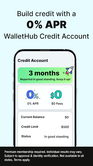 WalletHub Credit Builder Screenshot 1