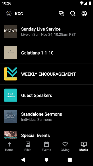 Kingston Christian Church Screenshot 2