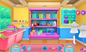 Sewing clothes school game Screenshot 1