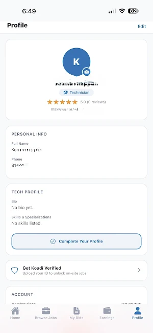 Koadi Technology - IT Support Screenshot 2