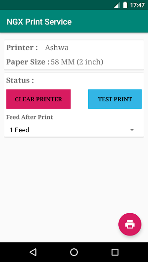 NGX Ashwa Printer Service Screenshot 0