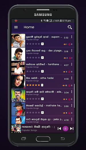 Lassana Sindu - Sinhala Sri Lanka MP3 Best Player Screenshot 1