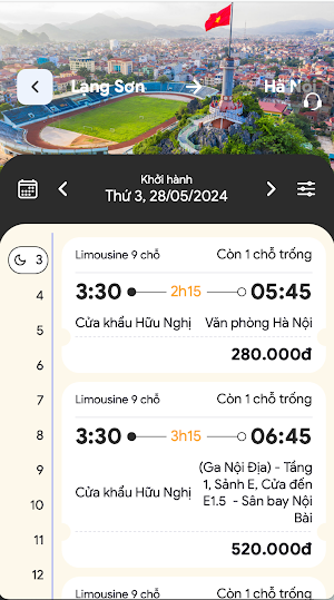 Duy Quang Limousine Screenshot 1