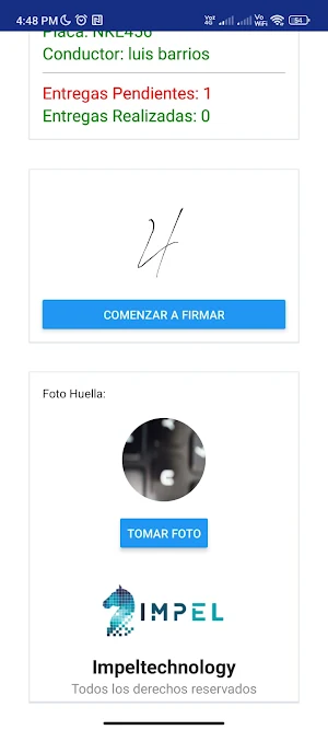 App Conductores Screenshot 2