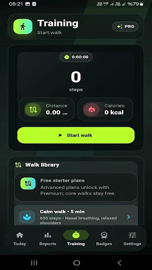 AdimZen: Step Counter Screenshot 1