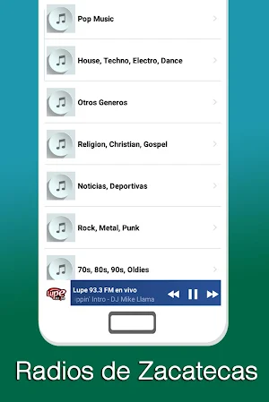 Radios de Zacatecas Screenshot 2