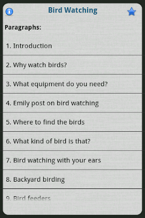Bird Watching Screenshot 1