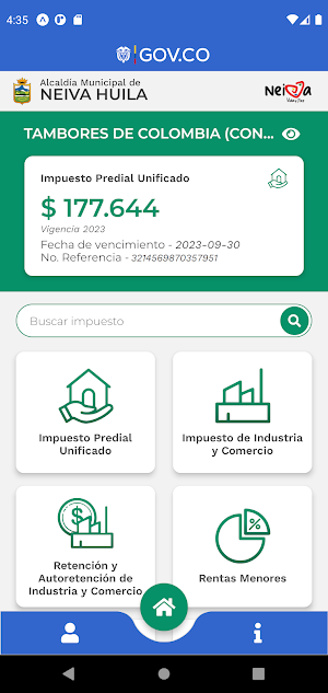 Impuestos Neiva Huila Screenshot 2