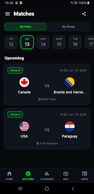 World Cup 2026 - Matches Screenshot 0