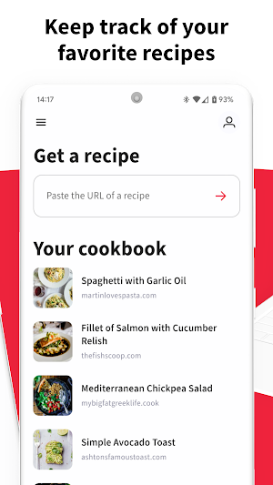 JustTheRecipe | No life story. Screenshot 2