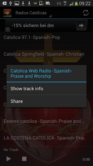 Radios Católicas Gratis Screenshot 1