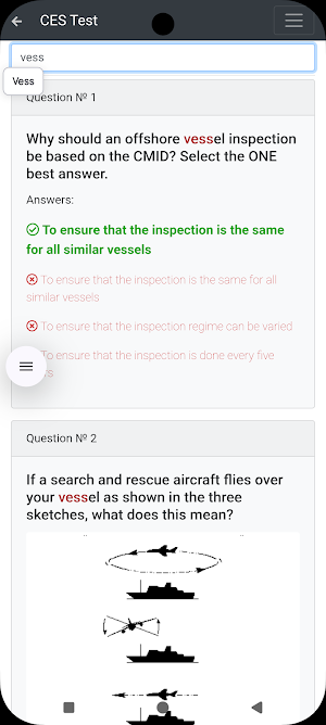PSV. Operational Deck CES Test Screenshot 2