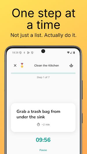 Tiny Steps — ADHD Task Helper Screenshot 0