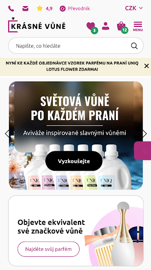 KrasneVune.cz Screenshot 0