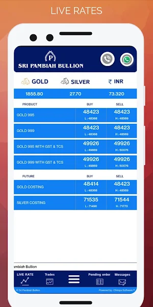 Sri Pambiah Bullion Screenshot 0