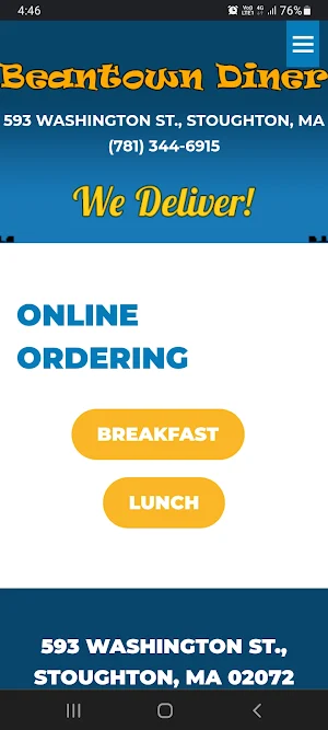 Beantown Diner Screenshot 2