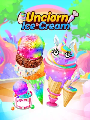 Unicorn Ice Cream Desserts Screenshot 0