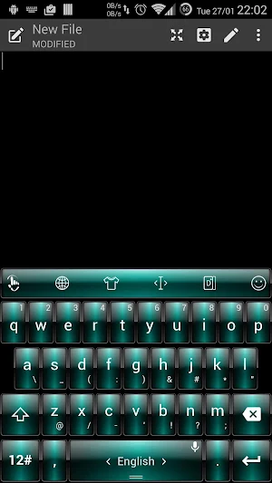 Keyboard Theme Dusk Green Screenshot 0
