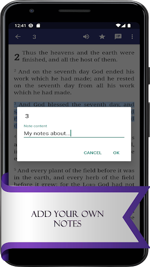 Holy Bible King James Version Screenshot 2