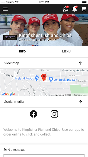 Kingfishers Fish and Chips Screenshot 1