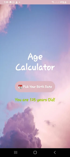 Age Calculator Screenshot 0