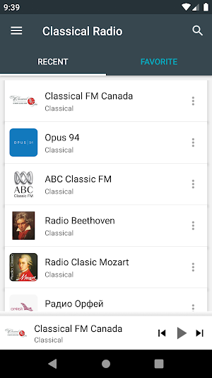 Classical Music Radio screenshot 1