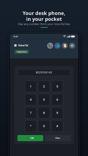 VoiceTel Phone Screenshot 0