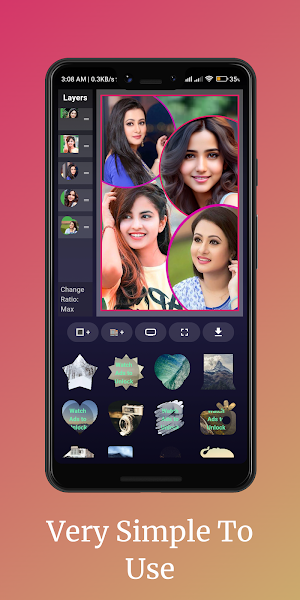 FrameArt - Photo Collage Maker Screenshot 2