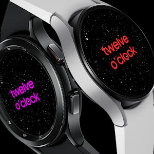 Galaxy Text Time: Watch Face Screenshot 3