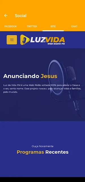 Luz da Vida FM Screenshot 0