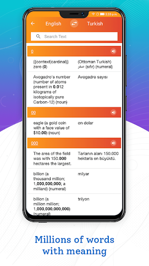 Meaning in Turkish Screenshot 1