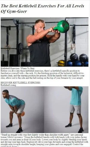 How to Do Kettlebell Exercises Screenshot 1