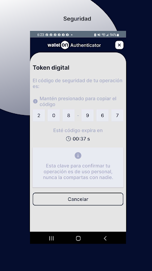 WalletOn Authenticator Screenshot 3