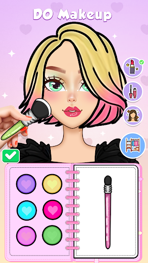 Paper Doll Diary Dress up Game Screenshot 1