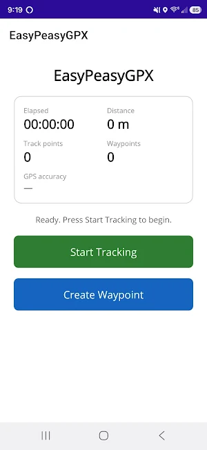 EasyPeasy GPX Screenshot 0