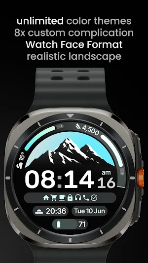 Peak Shadow Watch Face Screenshot 1