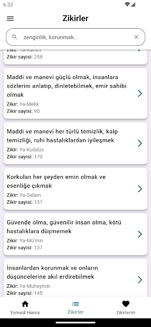 Esmaül Hüsna - Zikir ve Ezber Screenshot 1
