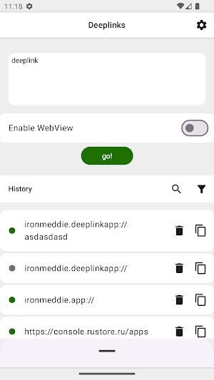 Deeplinks App Screenshot 0