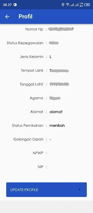Simforsamas Mobile Screenshot 2