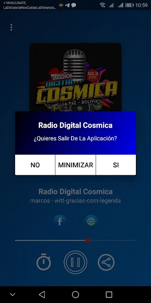 Radio Digital Cosmica Screenshot 2