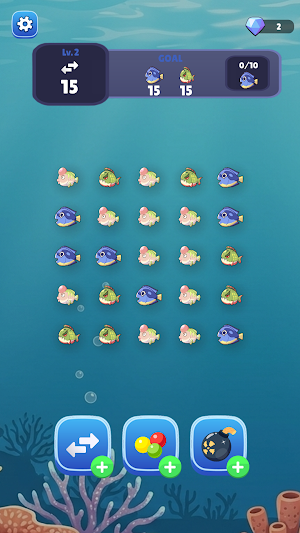 Fishy Sea World Line Link Screenshot 2