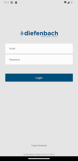 Diefenbach Sales Tool Screenshot 0