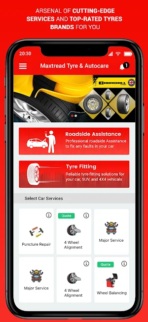 Maxtread Tyre & Autocare Ltd Screenshot 0