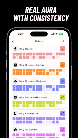 Consistency Tracker: Aurabit Screenshot 2