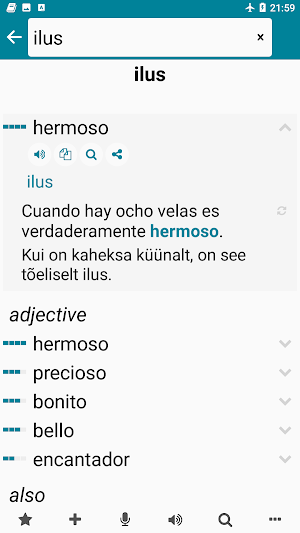 Estonian - Spanish Screenshot 1