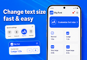 Big Font: Large Text & Style Screenshot 1