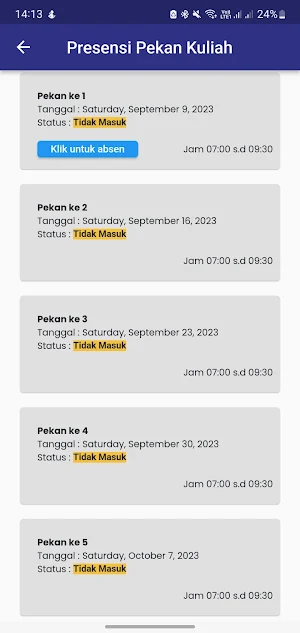 My Presensi Screenshot 3