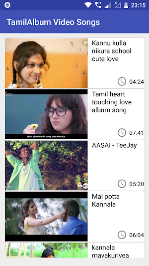 Tamil Album Video Songs Screenshot 0